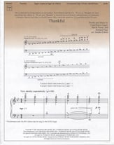 Thankful Handbell sheet music cover